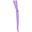 Kar98_fixed.stl Mauser Kar 98k Karabiner 98 Kurz , K98 miniature in parts 1:3 cut parts . FDM AND SLA EASY PRINT