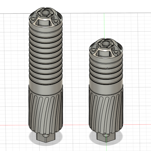 33.png DTKP HEXAIR Airsoft Silencer Copy - Modular Design for 3D Printing