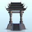 18.jpg STL file Asian bridge with roofed totem pole 10 - China Asia Japan Warhammer Age of Sigmar・3D printer model to download