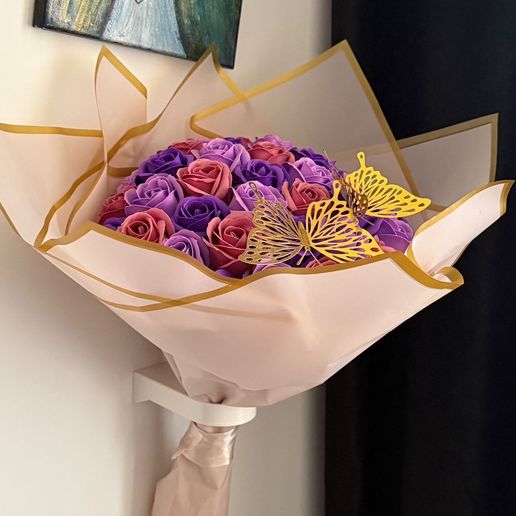 Wall-Mounted Bouquet Holder - 3D model önizlemesi