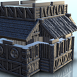 54.png Multi-storred village house (4) - Warhammer Age of Sigmar Alkemy Lord of the Rings War of the Rose Warcrow Saga