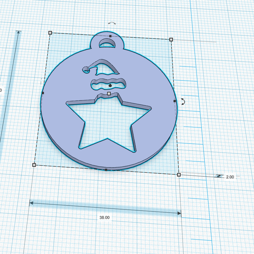 Star-with-hat-Decoration-Ornament.png Christmas Spirit Designs - Coasters & Decoration Ornaments