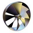 ducted turbina 001.jpg Fichier STL turbine canalisée 001・Objet imprimable en 3D à télécharger