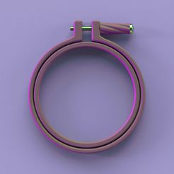 8CMS.jpg STL file BASTIDOR FOR EMBROIDERY No. 8・3D printing template to download