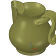 Vpot07-01.jpg STL-Datei cup jug vessel vpot17 for 3d-print or cnc・3D-druckbares Modell zum Herunterladen