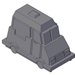Pion Camion Glaces.JPG Fichier STL gratuit Pion Camion Glaces Jeu Rush Hour・Modèle pour impression 3D à télécharger