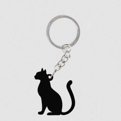 llaveroblackcat.jpg Cat key ring