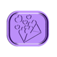 sobre corazones cys.stl Download STL file cortador de galletas sobre con corazones - cookie cutter envelope with hearts • 3D printable model, DENA