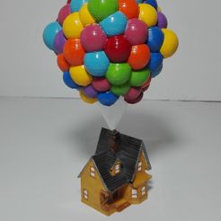 IMG_20200329_175024.jpg Fichier STL Maison de La-haut (UP) avec les ballons・Modèle à télécharger et à imprimer en 3D