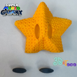 mar._31_03_2026_11_27_20.png hongo, estrella y huevo de Yoshi de ganchillo - paquete de 3 modelos - Super Mario Galaxy -  Impresion en su sitio - sin soportes - AMS