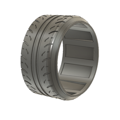 DIREZZA_Z3_20in_LH.png STL file 1/24 SCALE DUNLOP DIREZZA Z3 20" TIRE・3D printable model to download