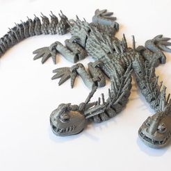 WhatsApp-Image-2022-11-23-at-17.55.01-1.jpeg STL file TWO HEADED DRAGON FLEXI・3D print design to download