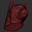 20.jpg Leopard head for 3D printing