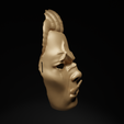 4.png Warrior - Knight Face Mask 3D print model