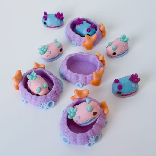 🪸 Coral Sea slug Clicker・ 3D File for 3D printing・Cults