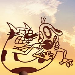 CATDOGE.jpg STL-Datei Katzenhund 2D Scherenschnitt kostenlos・3D-Drucker-Modell zum herunterladen
