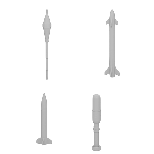 3D file Set of Rockets 🛰 ・3D printer design to download・Cults