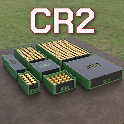DBOX AMMO BOX CR2 Battery AMMUNITION STORAGE 10/20/25/50/100/150 ROUNDS CRATE ORGANIZER CR2