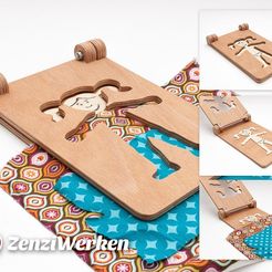 db53cb2b0eade936bf3352bcb7a585cf_display_large.jpg Archivo STL gratis Muñeca plegable de vestir cnc/laser・Plan de impresión en 3D para descargar