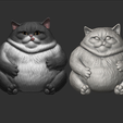 9.png Modèle imprimé en 3D d'un gros chat