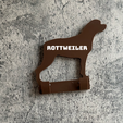 71-rottweiler-hook-with-name.png Rottweiler dog lead hook STL FILE