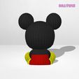 3.jpg MICKEY AND MINNIE MOUSE COUPLE - Knitted - Crochet