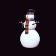 258.70-CM.jpg DOWNLOAD SNOWMAN 3D Model - Obj - FbX - 3d PRINTING - Christmas - Noel Christmas