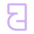 5.stl Roblox - alphabet font - cookie cutter