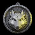 medallón1.jpg The Witcher Wolf necklace (two versions)