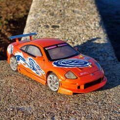 328484875_890841972746210_6360459165667740631_n.jpg STL file 04 Bomex Eclipse GTS Body Shell (Xmod and MiniZ)・Model to download and 3D print