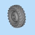 2.jpg Mold RC Truck tire Rims and Tire files 3D print