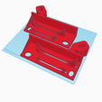 2023-09-22-01_04_56-3D-design-Copy-of-2in1-Milwaukee-packout-rail-insert-fitting-and-tool-box-bracke.png 2in1 milwaukee packout rail fitting 7 in. Square and 4-1/2 in. Square Set