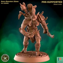 230903-VolJIN-attack2.jpg Файл 3D Troll Leader Vol Running・Модель для загрузки и 3D печати