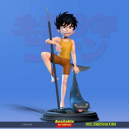Conan-Future Boy (Washed)- 3D Print file 3D model
