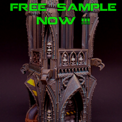 free samples insa.png Free STL file "Sinister Cities" Kickstarter FREE vase mode sample・Design to download and 3D print
