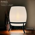 RING_table-lamp_night-front.jpg RING  |  Fastprint Table Lamp E14