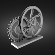 Вecorative-figurine-of-gears-render-3.png Decorative figurine of gears