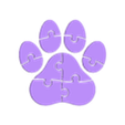 Puzzle_Paw_Inlay.stl Puzzle Paw Anahtarlık