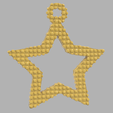 57.png Hollow christmas star X76
