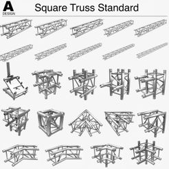 30-04-SquareTrussStandard.jpg Square Truss Standard Collection (24 Modular Pieces)
