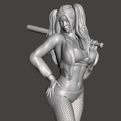 1clothed-9.jpg Archivo STL Harley Quinn・Design para impresora 3D para descargar, Antaress