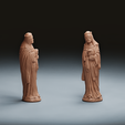 Xmas_3Dprintable_Balthazar_Remastered.png Christmas nativity figurines Set 3D Printable 3D Scan