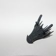 IMG_2809.jpg articulated and dismountable scaly dragon / without stand / STL
