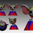 dumbocircuscolor.jpg Dumbo PopFunko Circus 3D print model