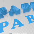 Pablo-5.png NAME PABLO P A B L O IN CAPITAL LETTERS FOR CARAMELERA CAPITAL LETTERS