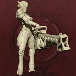 Cyberite-2.jpg STL file [Centauri] Cyberite Infantry - Flamethrower Firing Pose・Model to download and 3D print