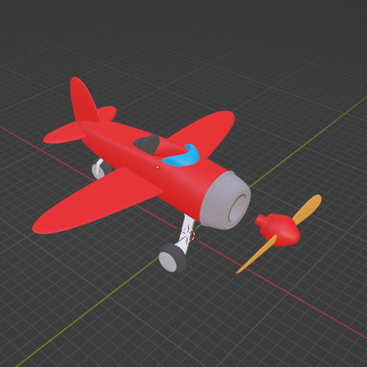 🛩️ Cute Toy Plane・ STL File for ・Cults