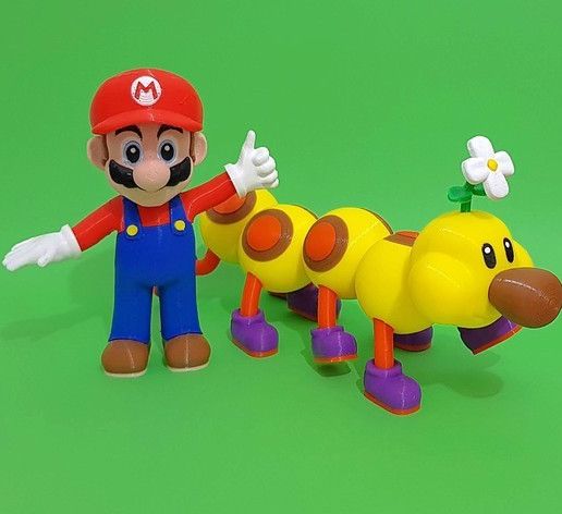 4efdd2f969559e8b1c92e99f32ded48e_preview_featured.jpg Wiggler aus den Mario-Spielen - mehrfarbig