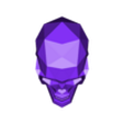 Low_poly_skull.stl 💀Low Poly Skull Puzzle 🎃Halloween