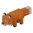pixel-art-fox-renard-3d-print-voxel-stl-iso.jpg Pixelated Fox - Renard - STL File - Pixel Art 3D Model - 3D Printing - Support-Free - Magnetic Assembly - Creature - Minecraft
